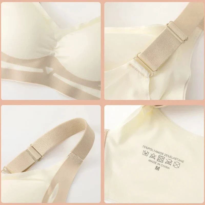 1/2Pcs/Set Women Push Up Bras Seamless Comfortable Angel Wings Bras Set Trendy Soft Breathable Underwear Female No Wire Lingerie - A-1 Thread Vault