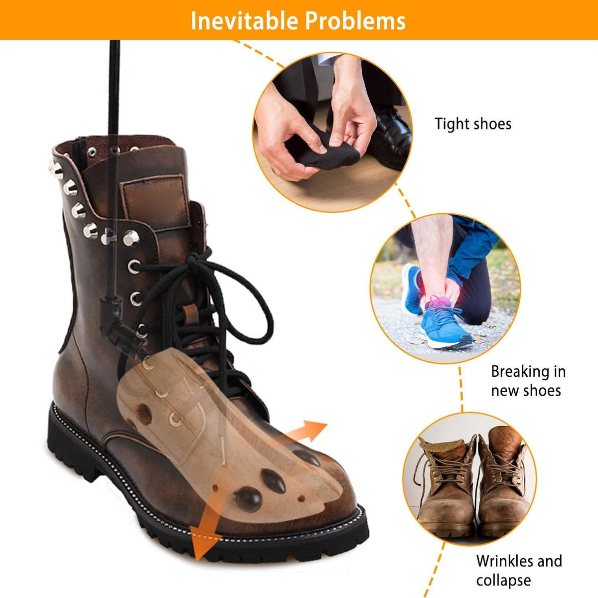 1-Pair: Adjustable Boot Stretcher - A-1 Thread Vault