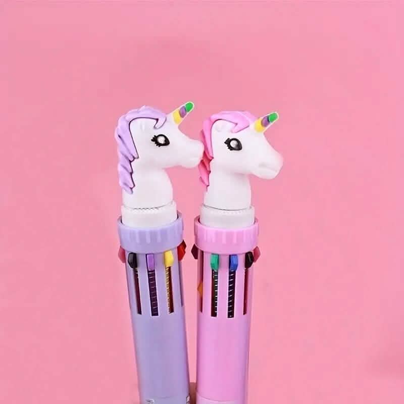 10 Color Ballpoint Pen Kawaii Stationery Cute Pen - A-1 Thread Vault