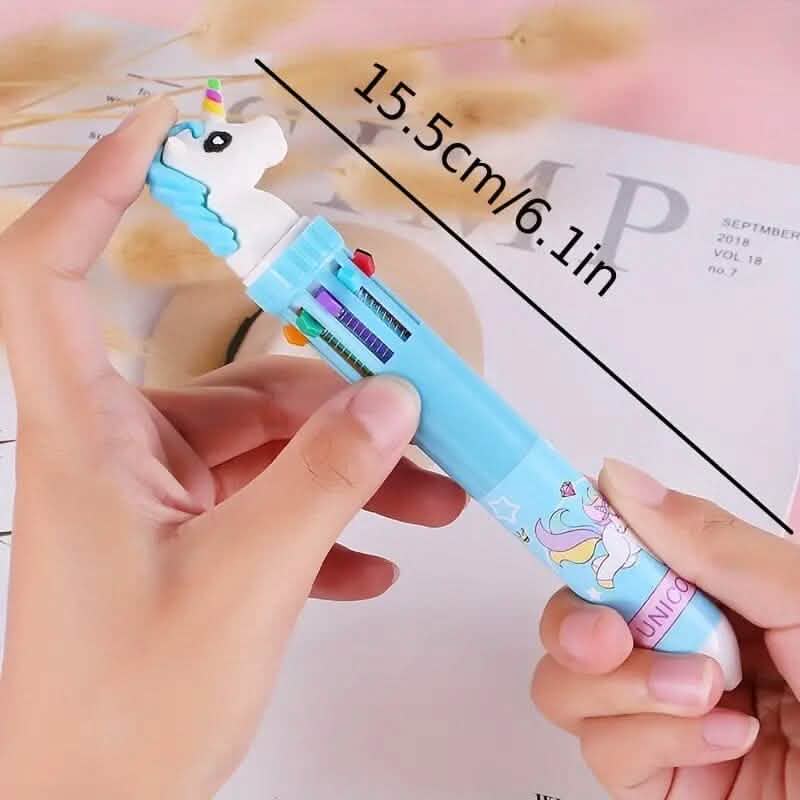10 Color Ballpoint Pen Kawaii Stationery Cute Pen - A-1 Thread Vault