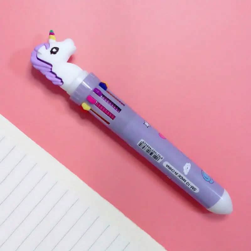 10 Color Ballpoint Pen Kawaii Stationery Cute Pen - A-1 Thread Vault