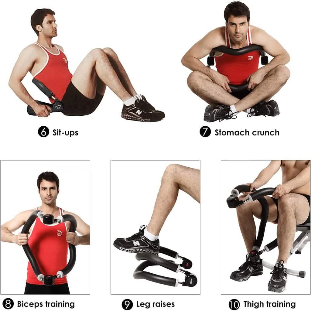 10-in-1 Abdominal & Thigh Toner Workout Equipment - A-1 Thread Vault