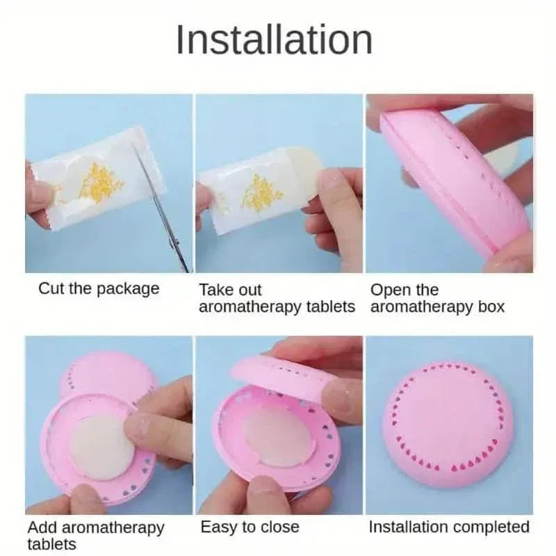 10-Pack: Aromatherapy Air Fresheners - Solid Deodorizer Tablets with Extra Shell - A-1 Thread Vault