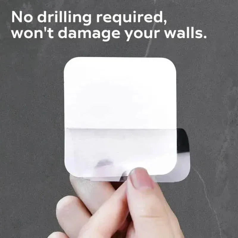 10-Pack: Self-Adhesive Wall Hooks - A-1 Thread Vault