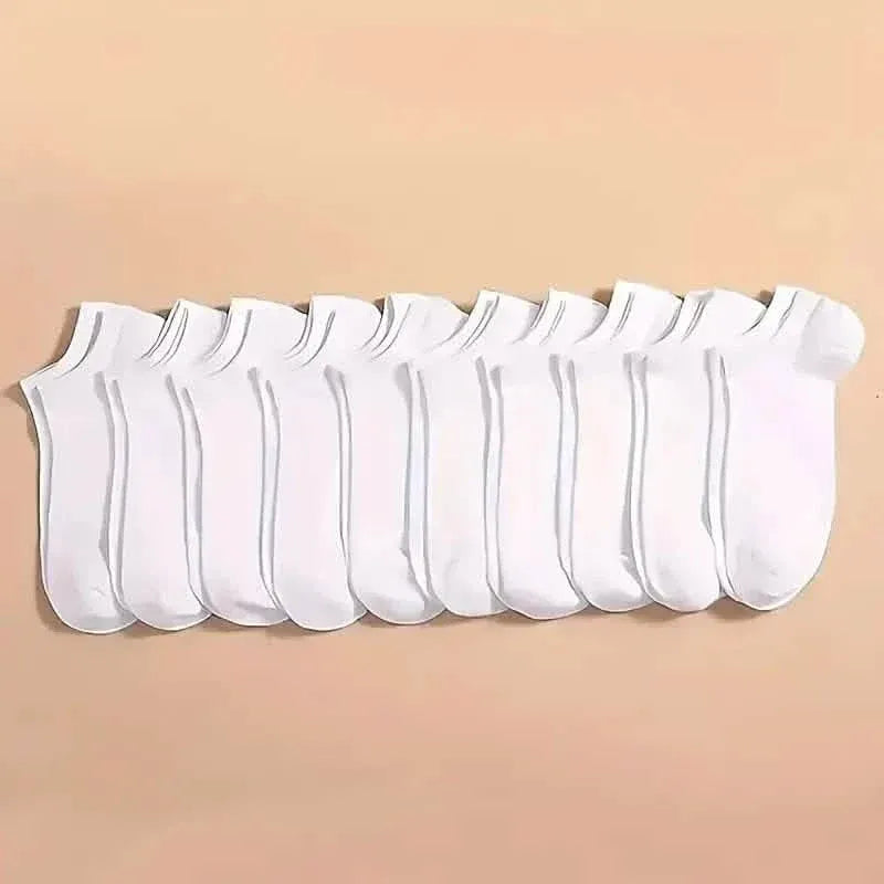 10-Pairs: Men's Plain Knitted Lining Socks - A-1 Thread Vault