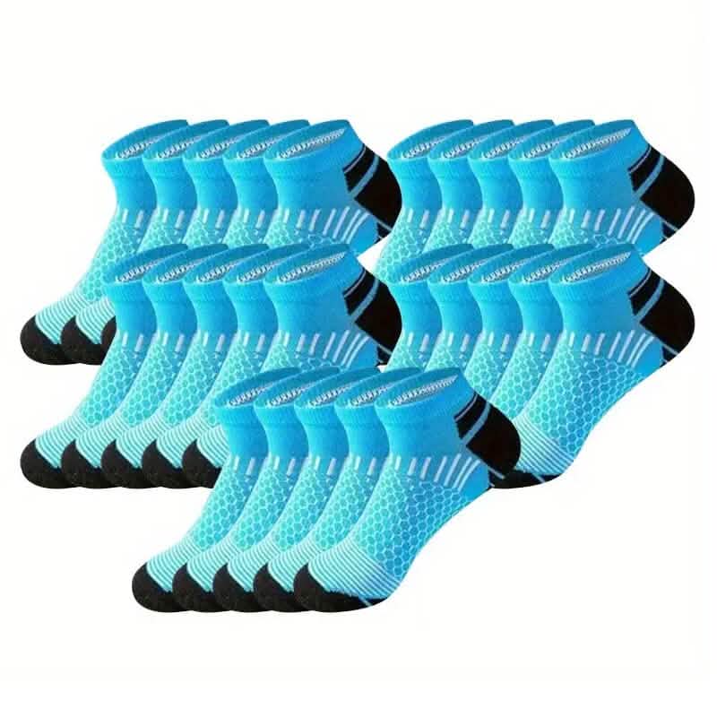 10-Pairs: Men's Athletic Ankle Socks - A-1 Thread Vault