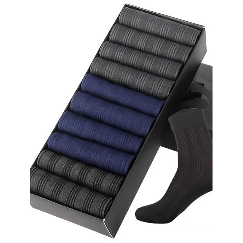 10-Pairs: Socks Solid Colored Warm Spring & Summer - A-1 Thread Vault