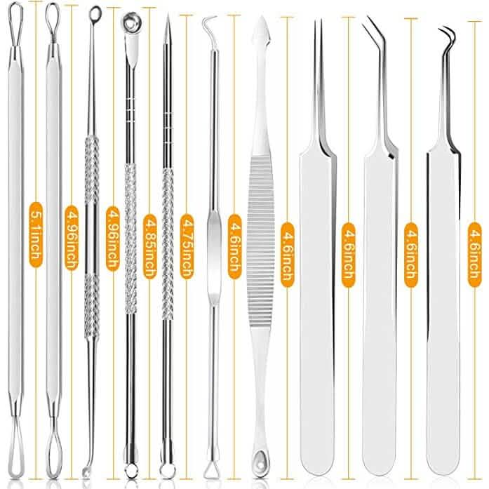 10-Piece: Blackhead Remover Tool - A-1 Thread Vault
