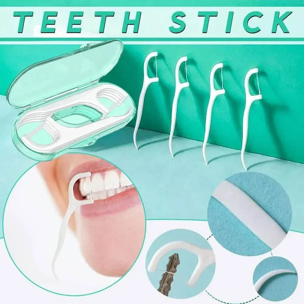 10-Piece Set: Dental Floss Travel Case-Floss Pick - A-1 Thread Vault