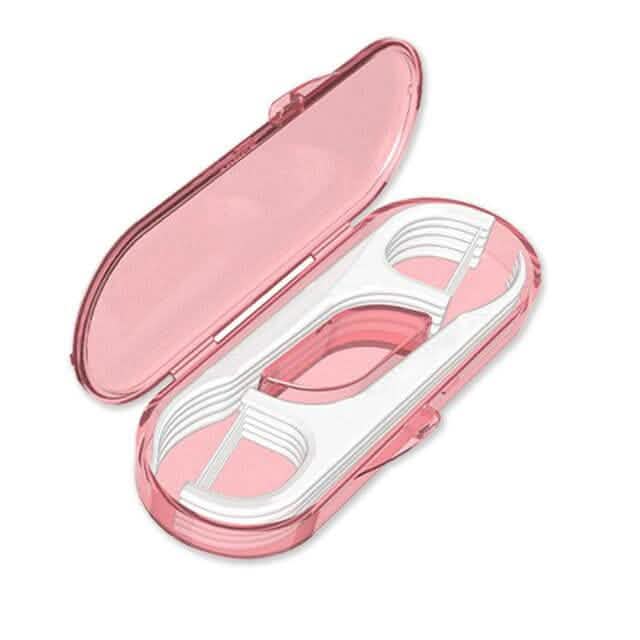 10-Piece Set: Dental Floss Travel Case-Floss Pick - A-1 Thread Vault