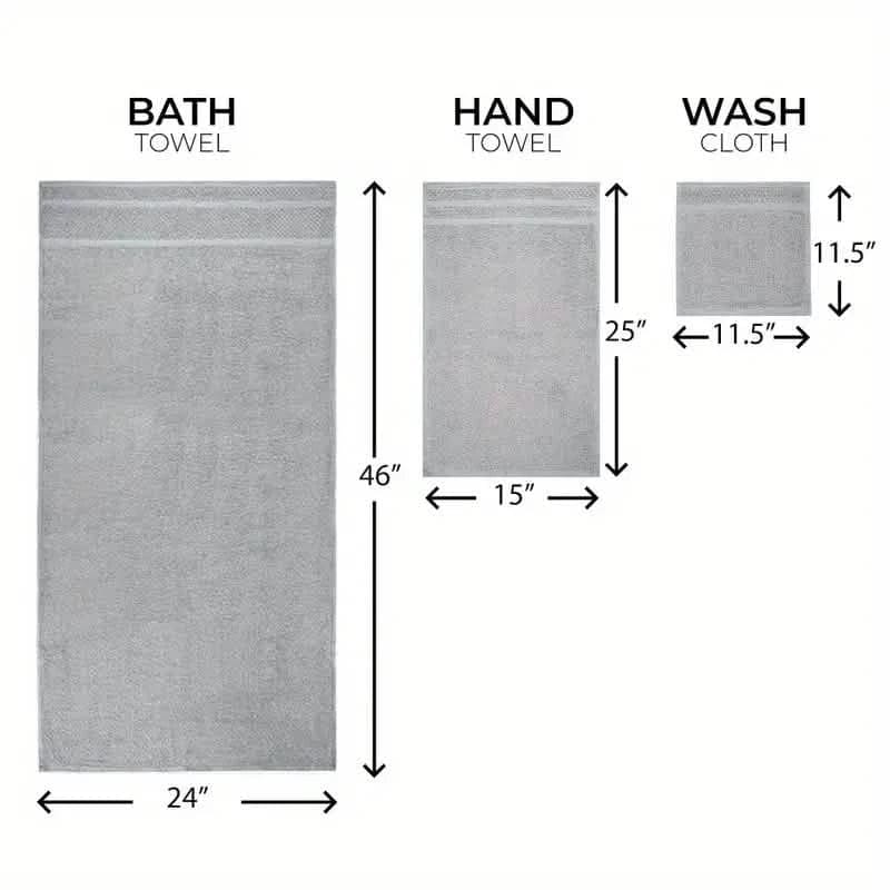 10-Piece: Towel Set with Upgraded Softness & Durability - A-1 Thread Vault