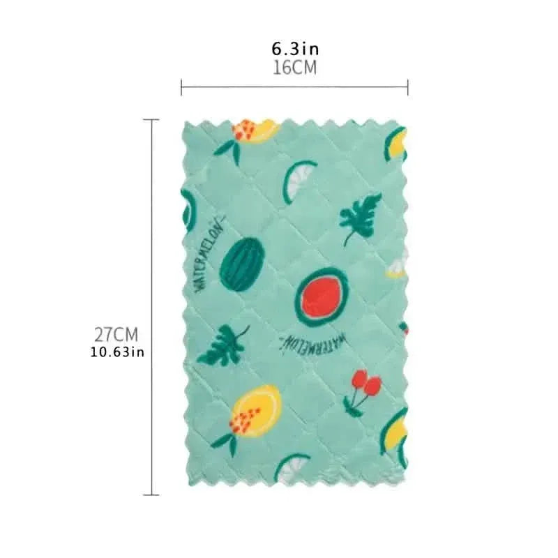 10-Pieces: Reusable Dish Cellulose Sponge Cloths - A-1 Thread Vault