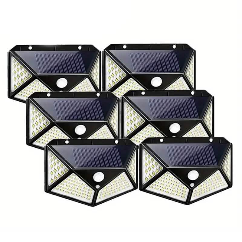 100-LED Solar Rechargeable Outdoor Light - A-1 Thread Vault