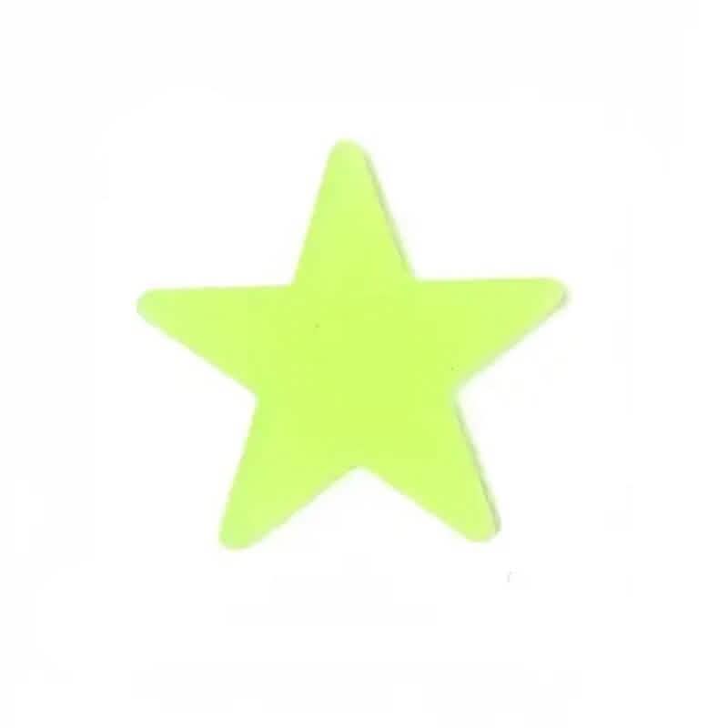 100-Pieces: Luminous Glow in the Dark Star Wall Stickers - A-1 Thread Vault