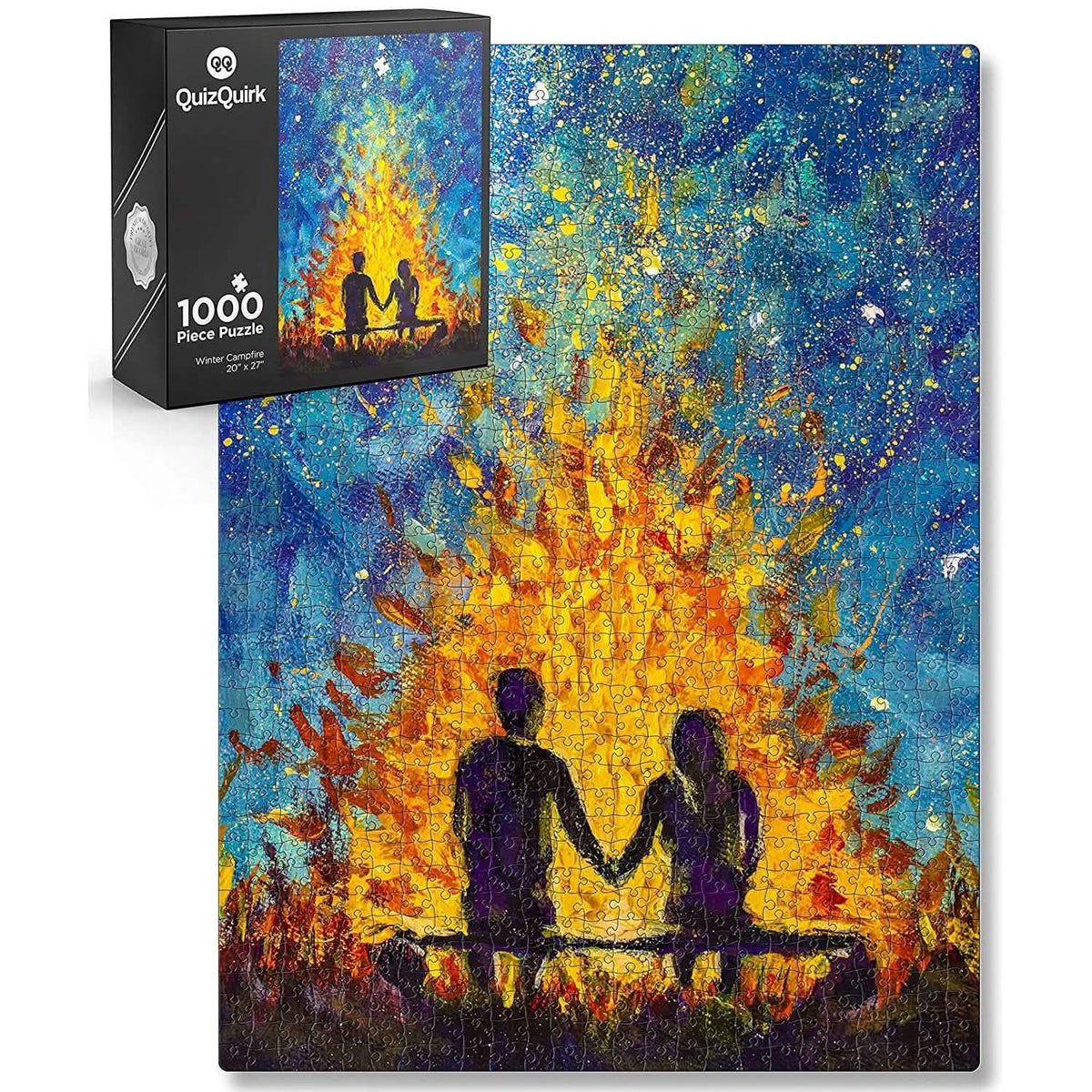 1000-Piece: Puzzle for Adults/Teens with Puzzle Saver Kit - A-1 Thread Vault