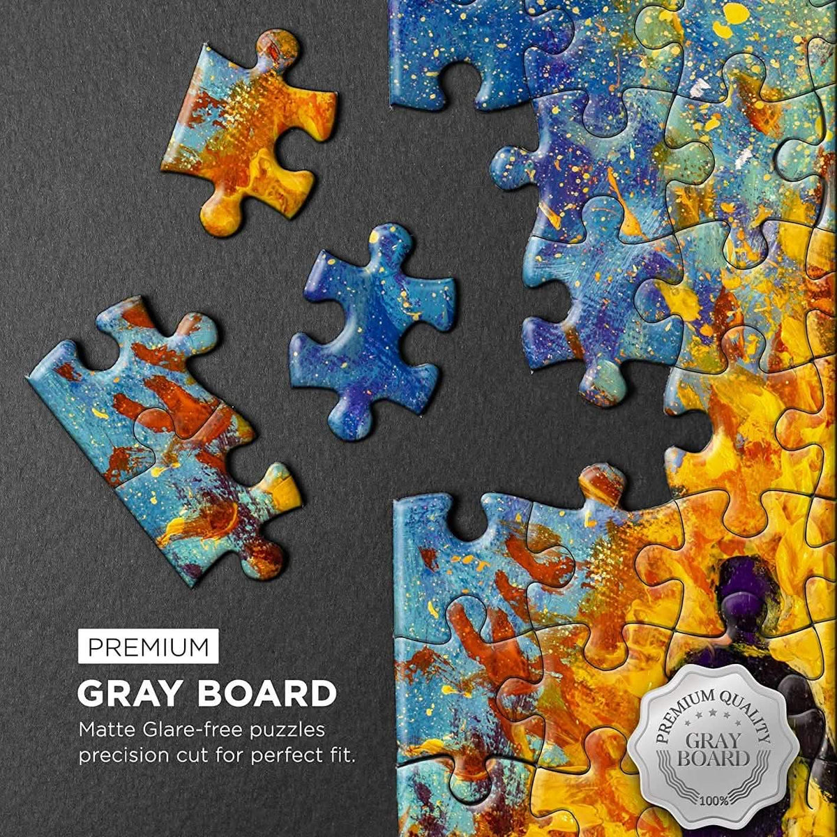 1000-Piece: Puzzle for Adults/Teens with Puzzle Saver Kit - A-1 Thread Vault