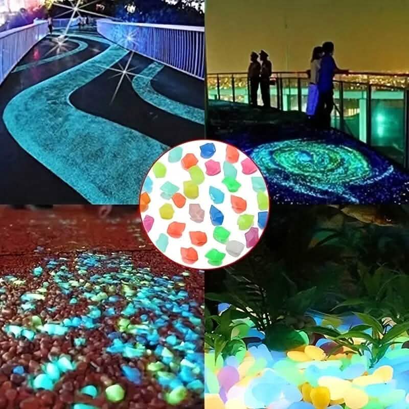 1000-Pieces: Luminous Glowing Stones for Garden, Plants, Aquarium & More - A-1 Thread Vault