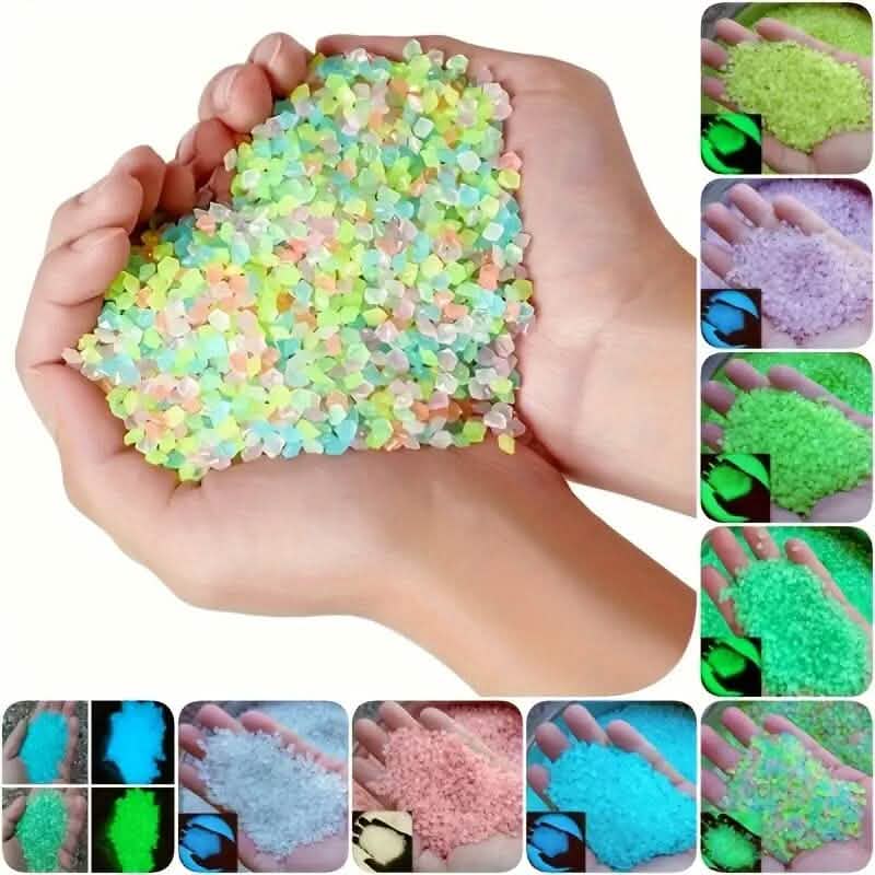 1000-Pieces: Luminous Glowing Stones for Garden, Plants, Aquarium & More - A-1 Thread Vault