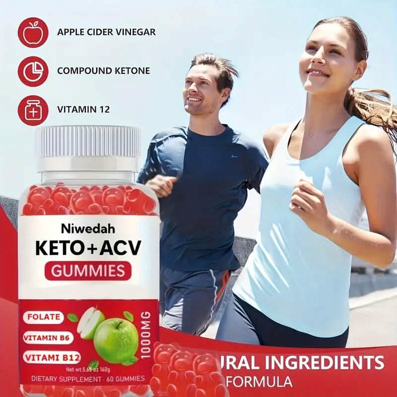 1000mg Keto+ACV Niwedah Apple Cider Vinegar Gummies - A-1 Thread Vault