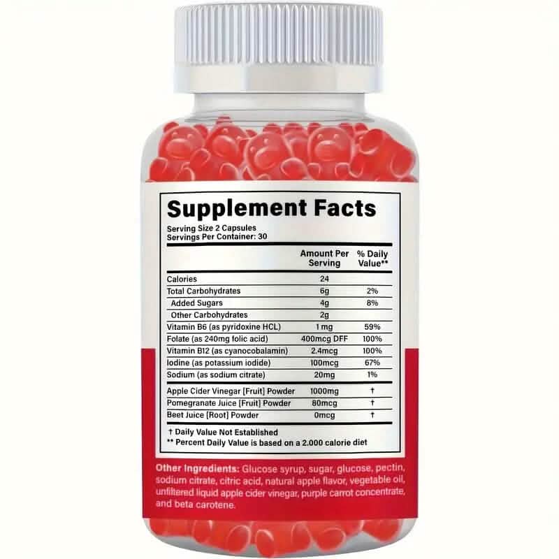 1000mg Keto+ACV Niwedah Apple Cider Vinegar Gummies - A-1 Thread Vault