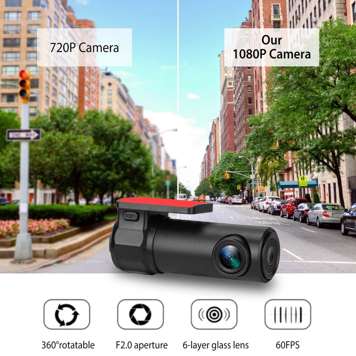 1080P Dash Cam Car Camera Recorder - A-1 Thread Vault