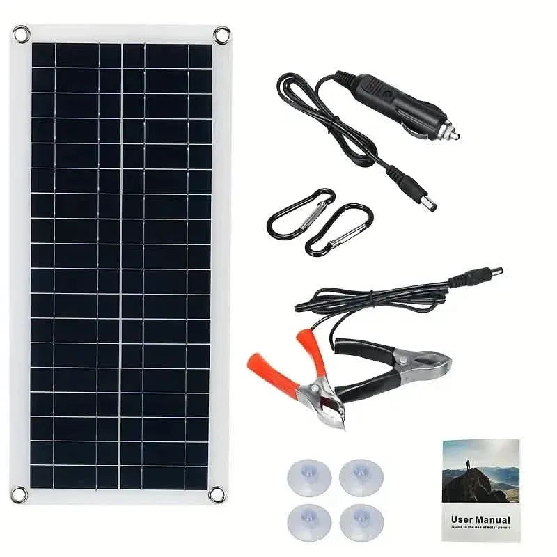 10W Solar Panel 18V Solar Cell 60A&100A Controller Solar Panels - A-1 Thread Vault
