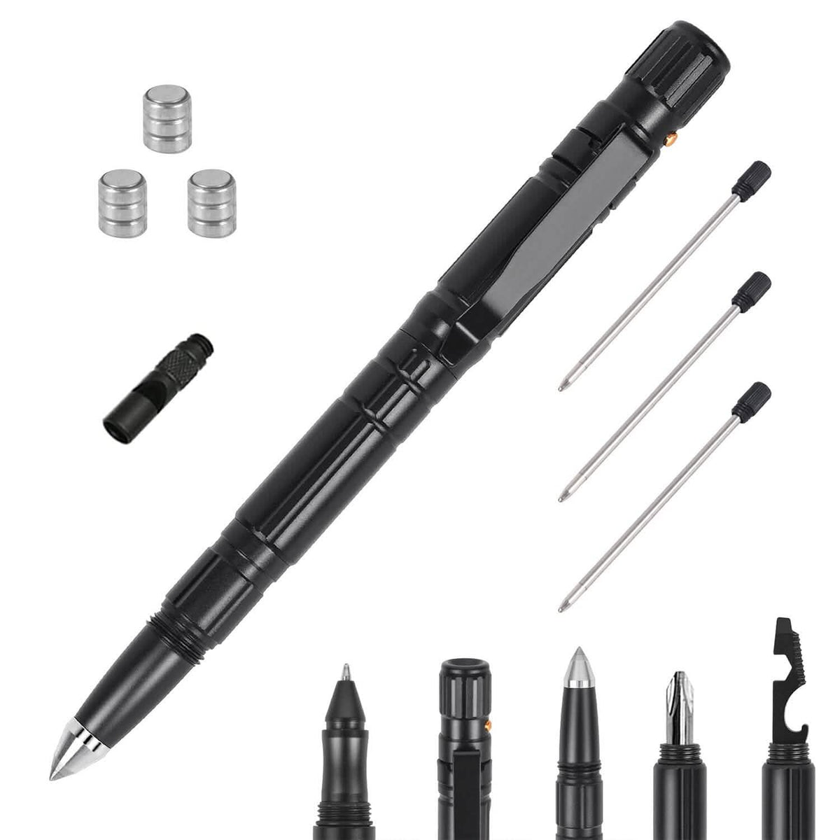11-in-1 Tactical Pen Gear Set - A-1 Thread Vault