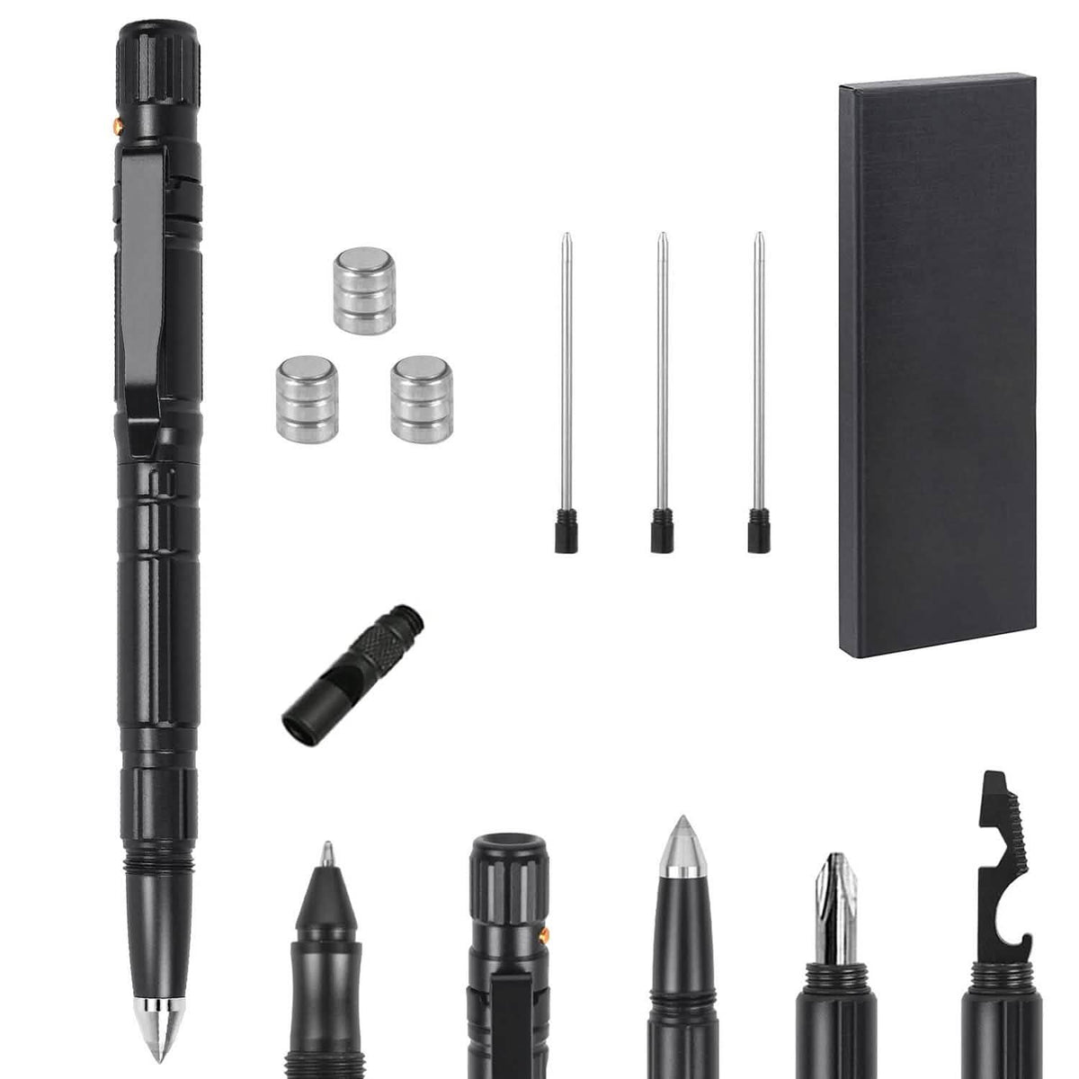 11-in-1 Tactical Pen Gear Set - A-1 Thread Vault