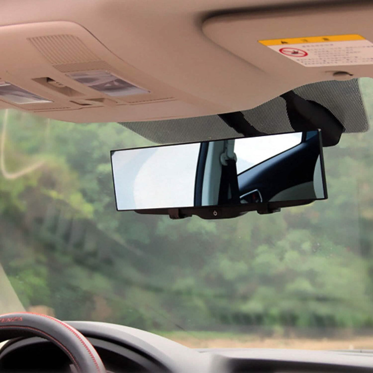 11.4-Inch Interior Clip-On Curve Car Rearview Mirror - A-1 Thread Vault