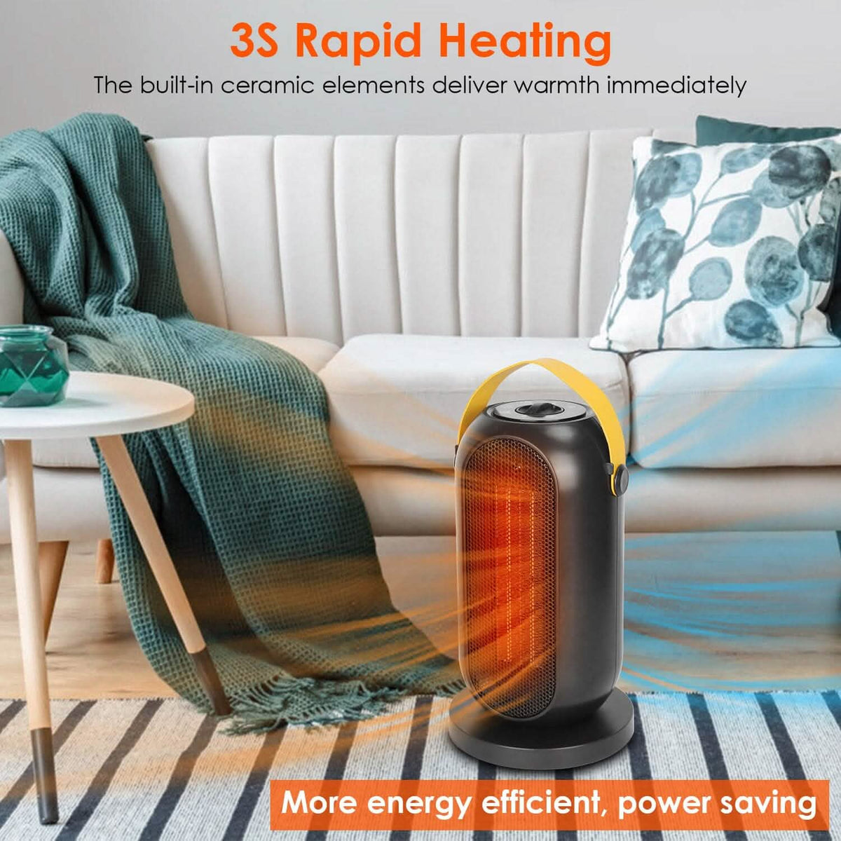 1200W Portable Electric Fan Heater - A-1 Thread Vault