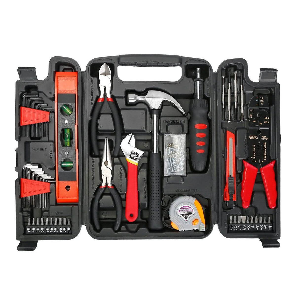 129-Pieces Set: Household Hand Tool Set - A-1 Thread Vault