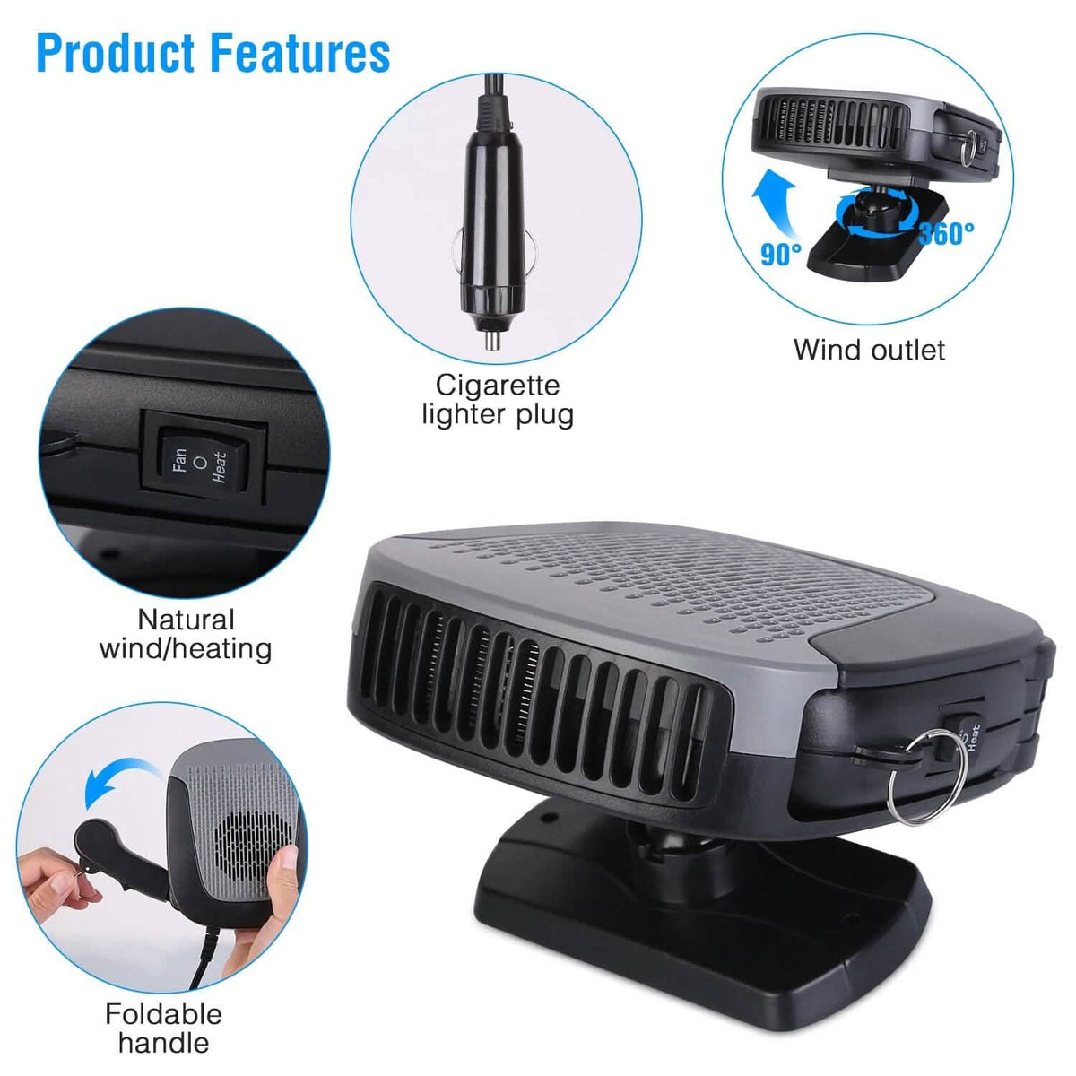 12V 150W Portable Car Auto Heater - A-1 Thread Vault