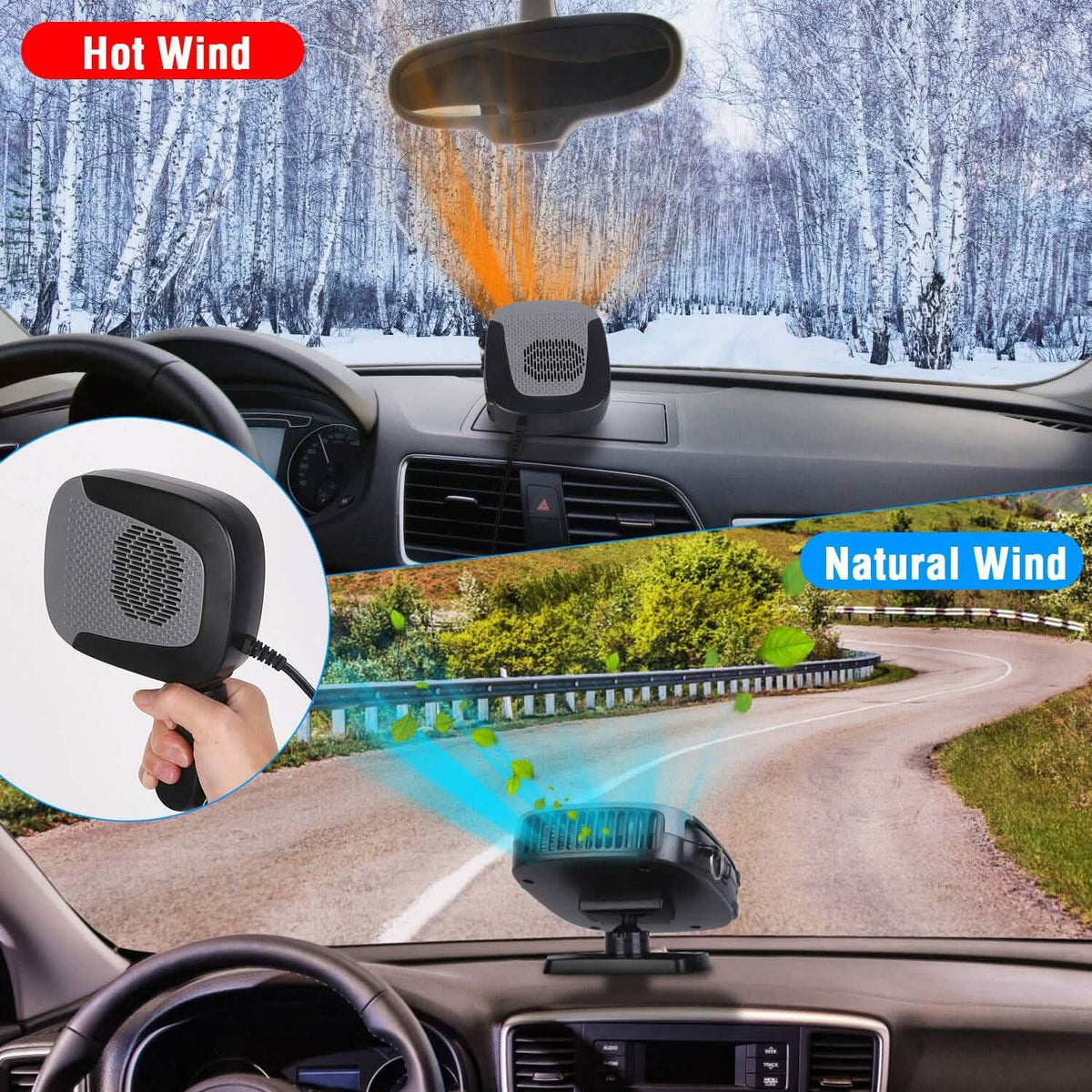 12V 150W Portable Car Auto Heater - A-1 Thread Vault