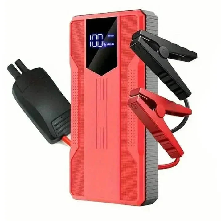 12V Ultra-Portable Car Battery Jump Starter with Advanced Smart Clip & Intuitive LCD Display - A-1 Thread Vault