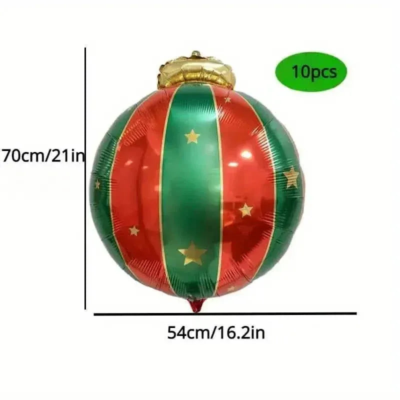 15-Pieces: Giant Shatterproof Christmas Hanging Ball Decorations - A-1 Thread Vault