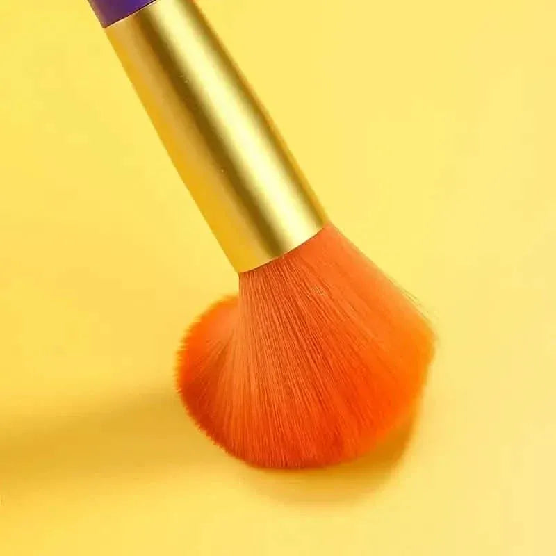 15-Pieces: Rainbow Color High Quality Makeup Brush Set - A-1 Thread Vault