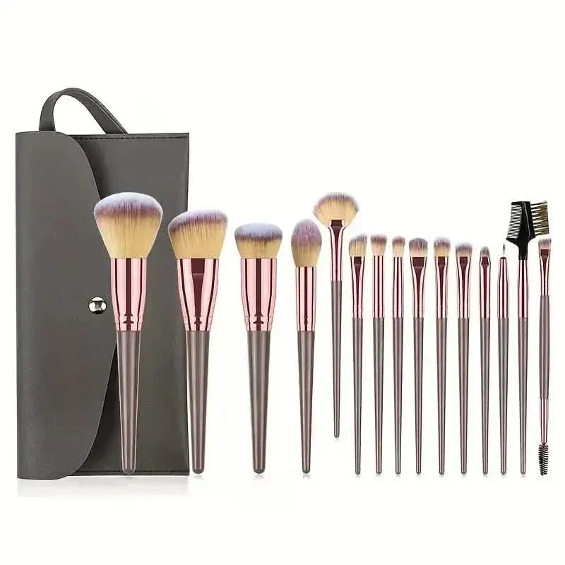 15-Pieces Set: Professional Makeup Brush - A-1 Thread Vault