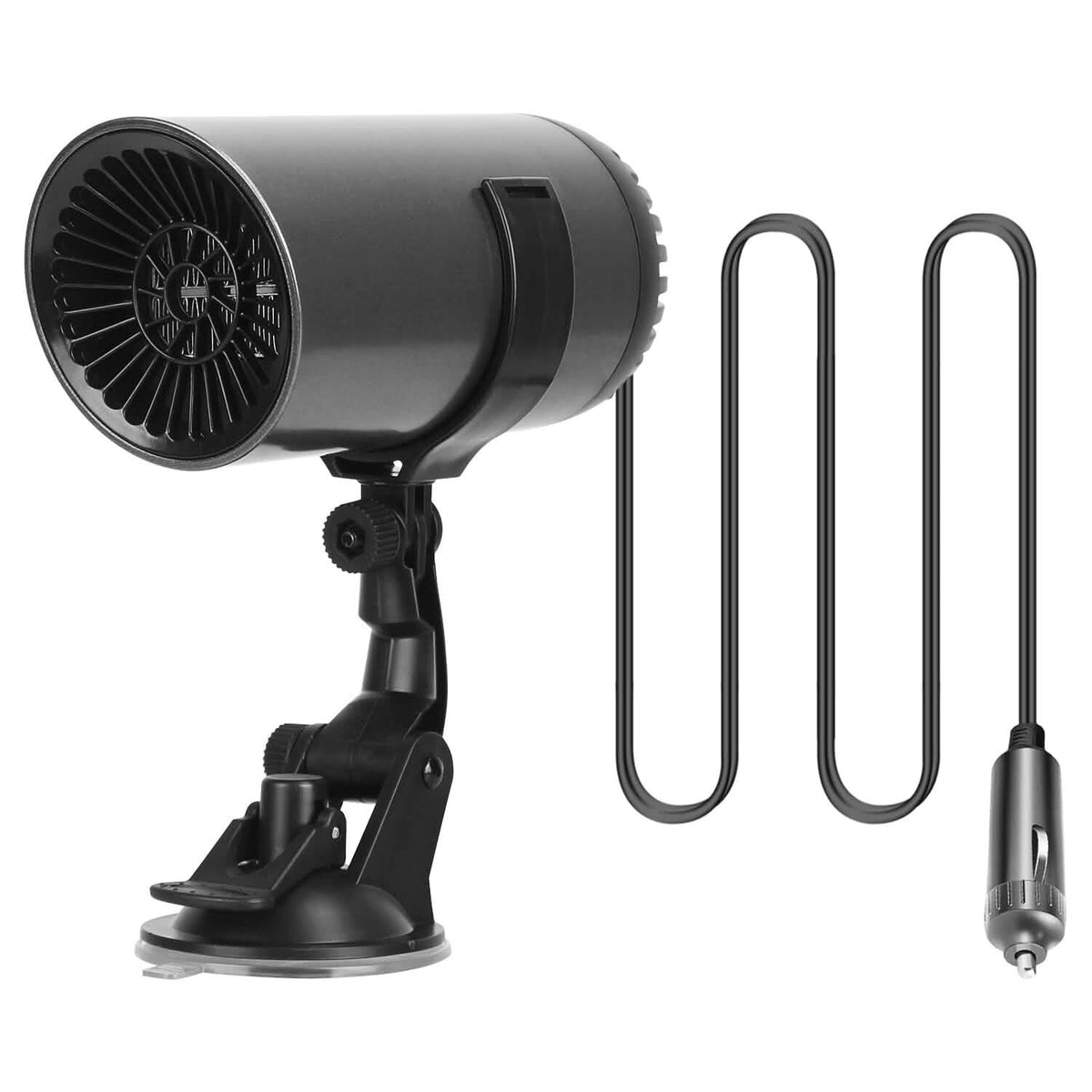 150W Portable Car Heater 2-in-1 Heating Cooling Fan Rotatable Demister Defroster - A-1 Thread Vault
