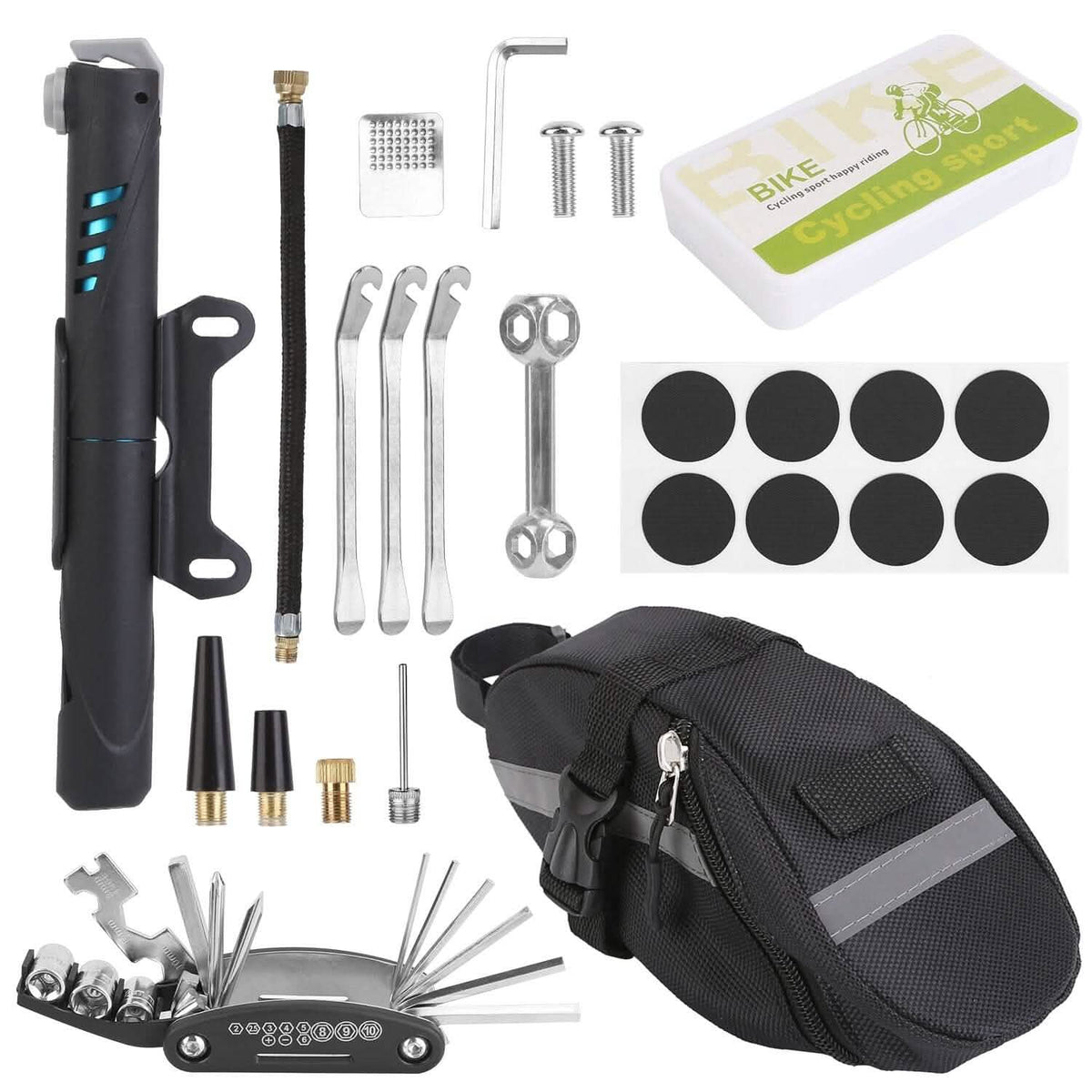 16-in-1 Bicycle Tire Repair Kit - A-1 Thread Vault
