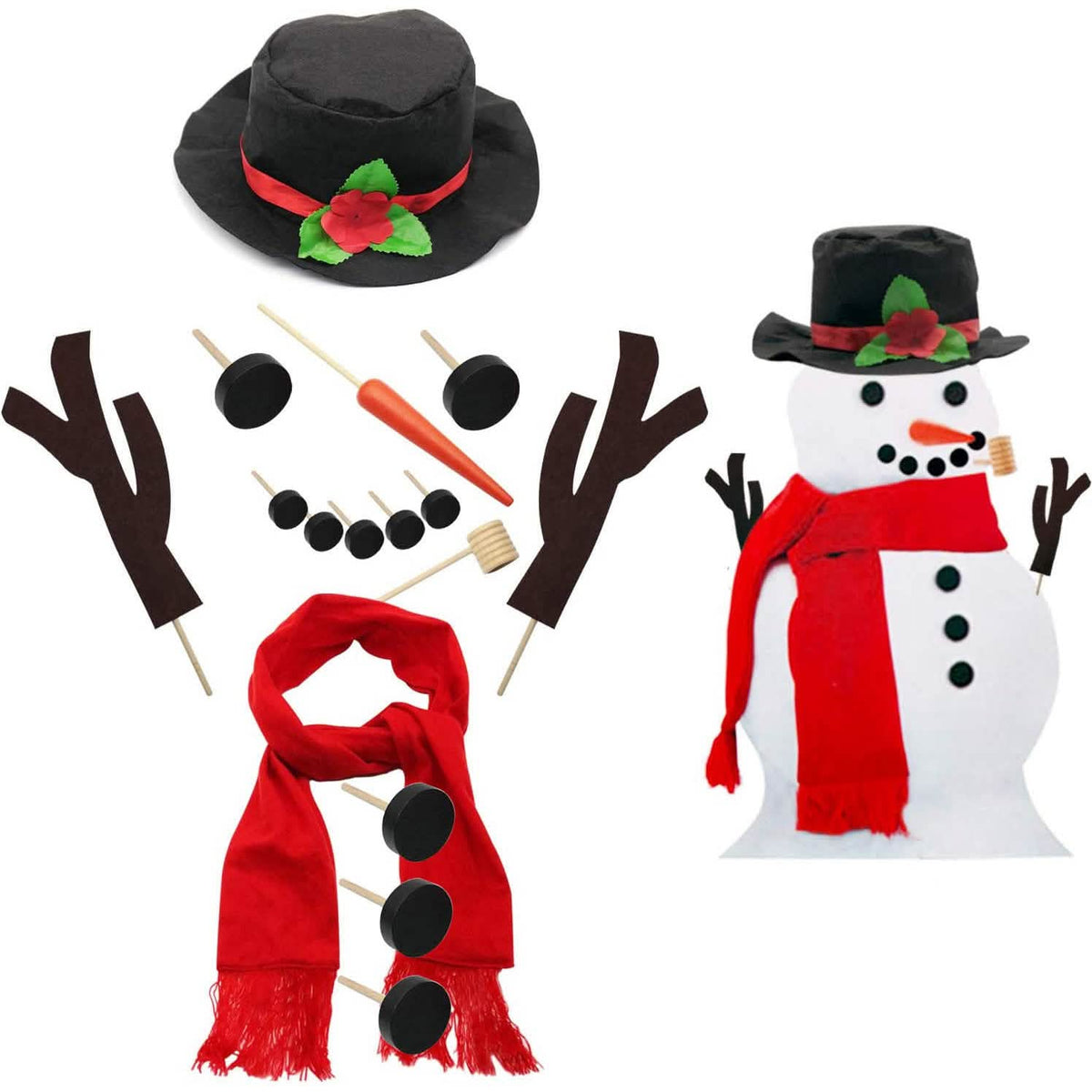 16-Piece: Snowman Decorating Dressing Kit - A-1 Thread Vault