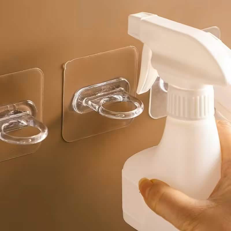 4-Pack Clear Adhesive Utility Hooks - A-1 Thread Vault