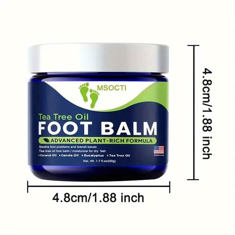 Tea Tree Oil Foot Balm Moisturizer for Dry Feet - A-1 Thread Vault