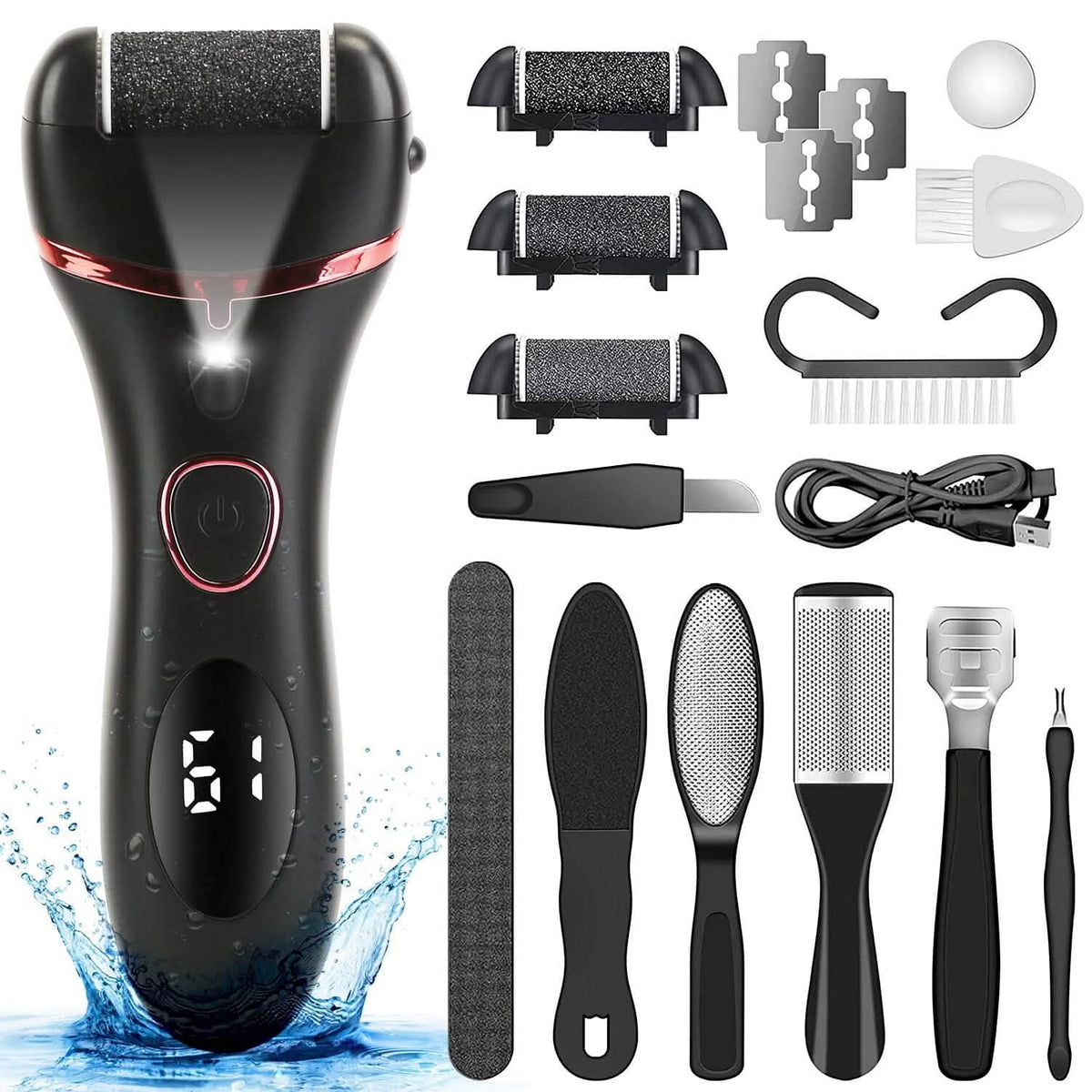 18-in-1 Electric Foot Callus Remover Tool - A-1 Thread Vault