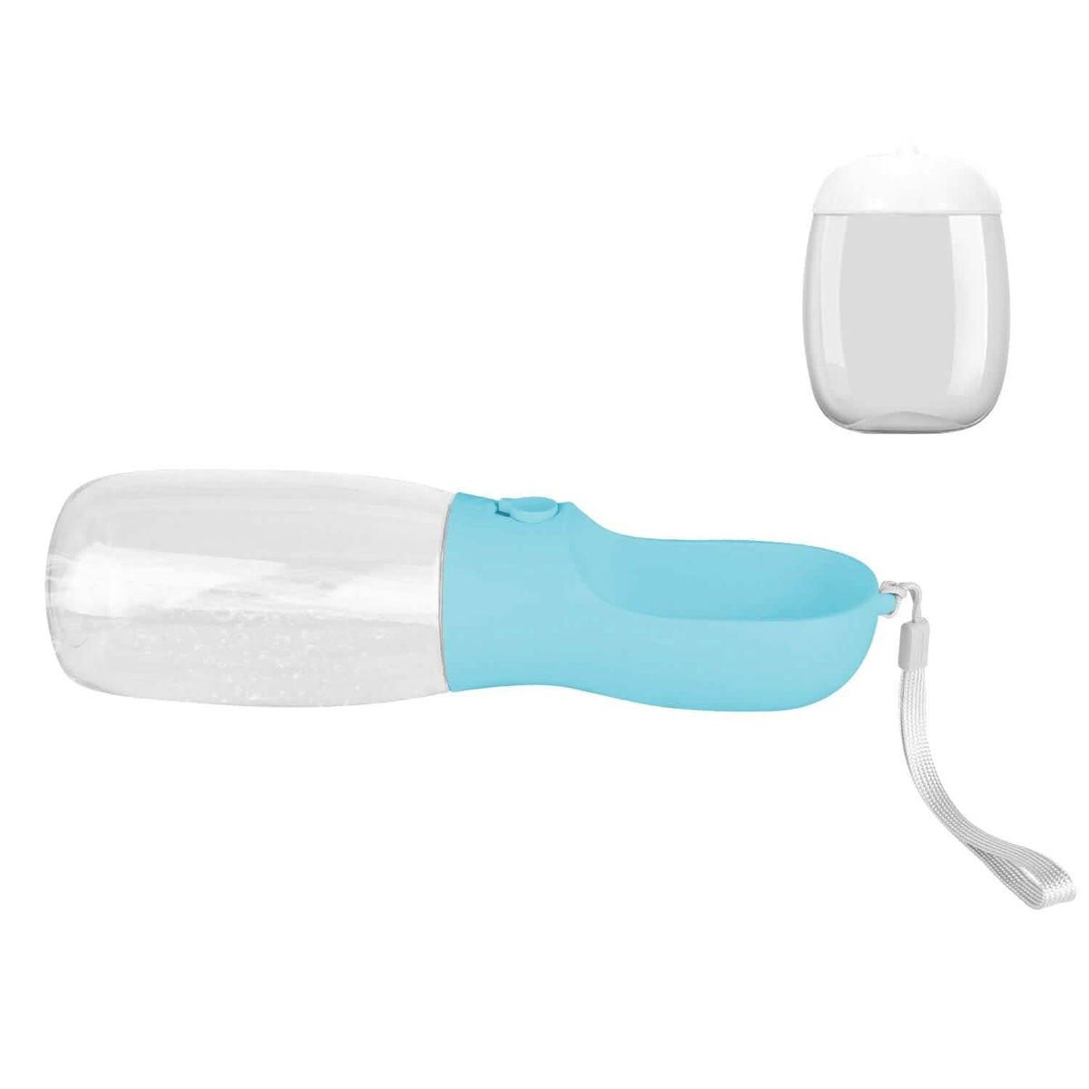 18.6 oz Portable Dog Water Dispenser with Detachable Food Container - A-1 Thread Vault