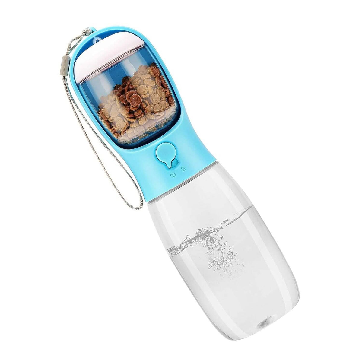 18.6 oz Portable Dog Water Dispenser with Detachable Food Container - A-1 Thread Vault