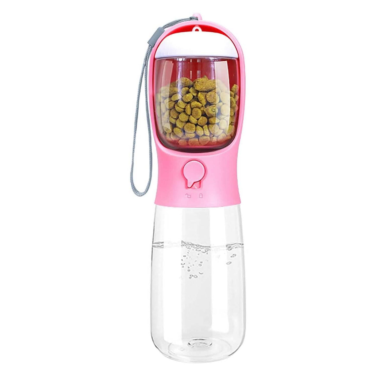 18.6 oz Portable Dog Water Dispenser with Detachable Food Container - A-1 Thread Vault