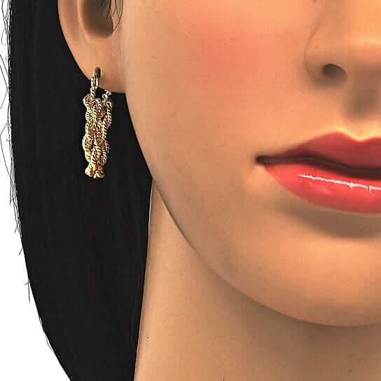 18k Gold Filled High Polish Finsh Medium Hoop - A-1 Thread Vault