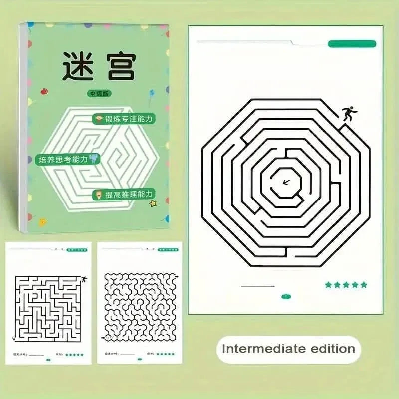192 Patterns Concentration Maze Training Book - A-1 Thread Vault