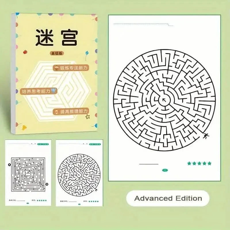 192 Patterns Concentration Maze Training Book - A-1 Thread Vault