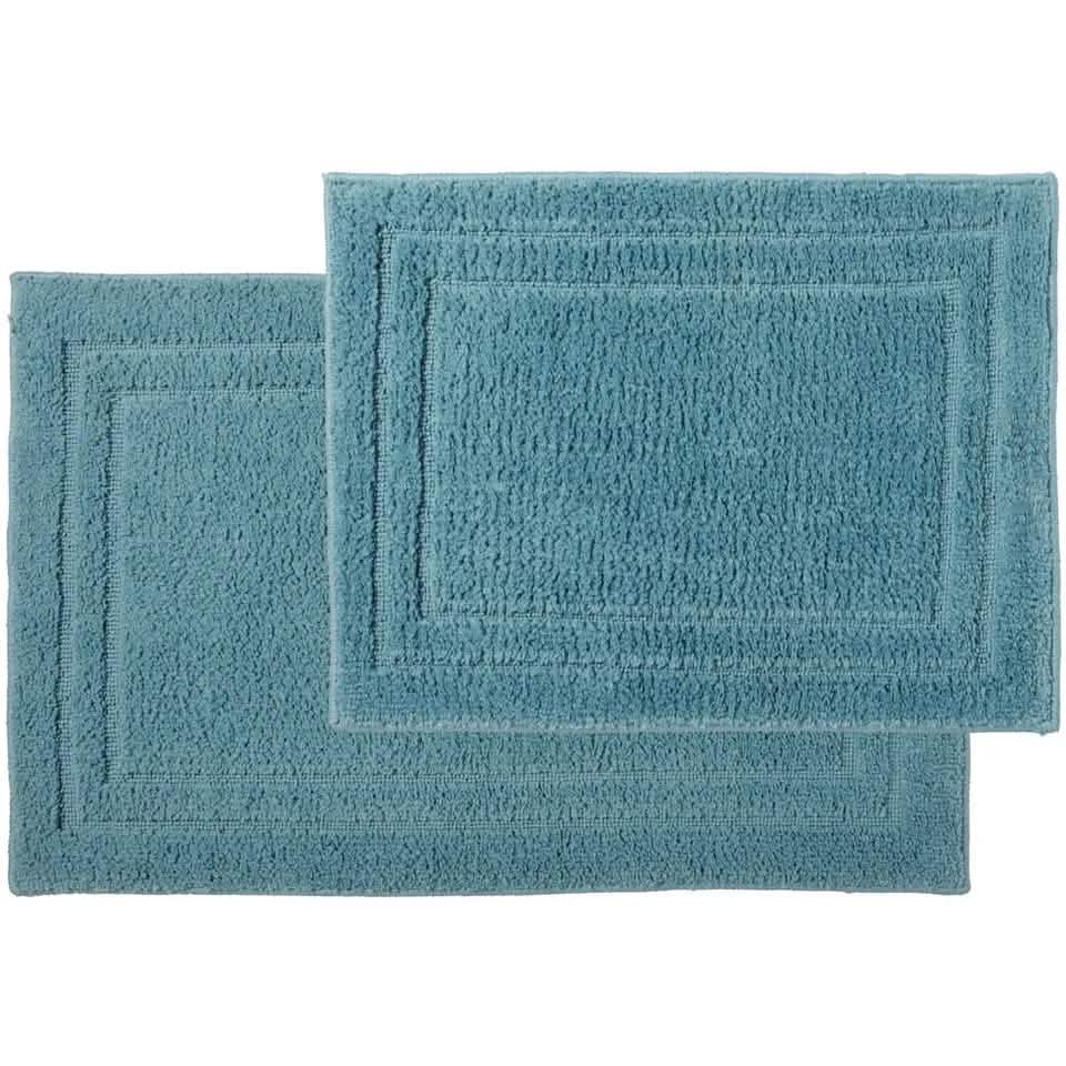 2-Piece: Bibb Home Microfiber Shag Bath Mat Set - A-1 Thread Vault